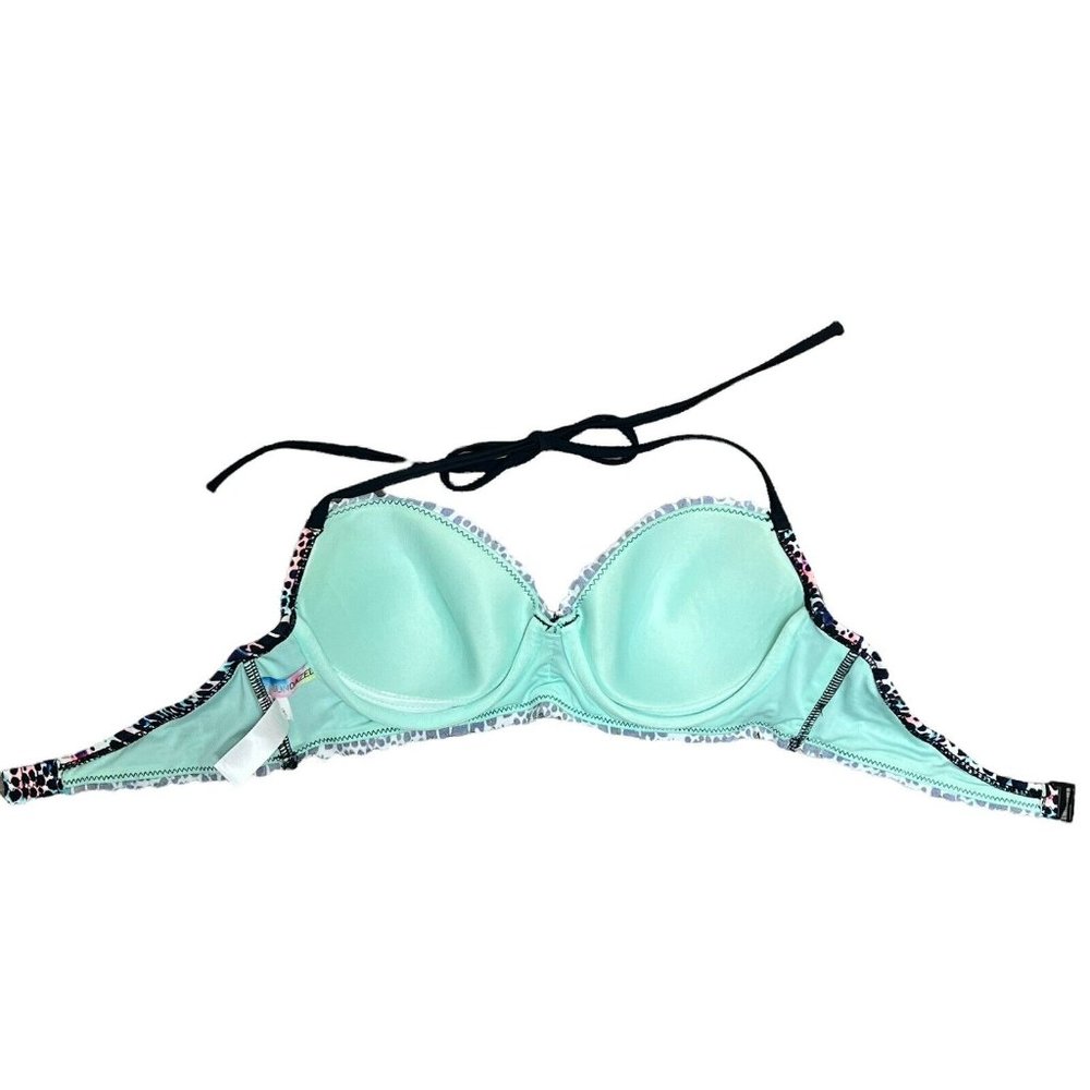 NWT 34C Bikini Top Small Bottoms Sundazed Nixie Bra Swimsuit Set Mermaid Ruffle - Picture 7 of 12